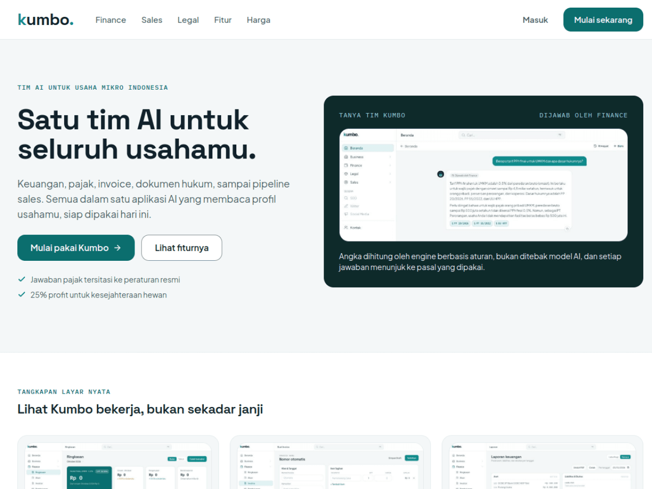 Kumbo website